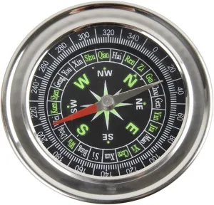 Compass Hiking, Metal Stainless Steel Large Compass Portable Compass Navigation North Guide for Outdoor Mountaineering Tourism Compass