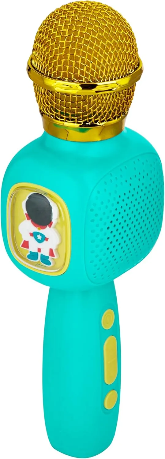 Contixo Mp1 Kids Microphone – Bluetooth Wireless Singing Mic, Portable Karaoke Toy for Girls & Boys, Toddlers, Home & Party Entertainment KTV-Blue