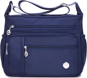 Crossbody Bag for Women Waterproof Shoulder Bag Messenger Bag Casual Nylon Purse Handbag Large