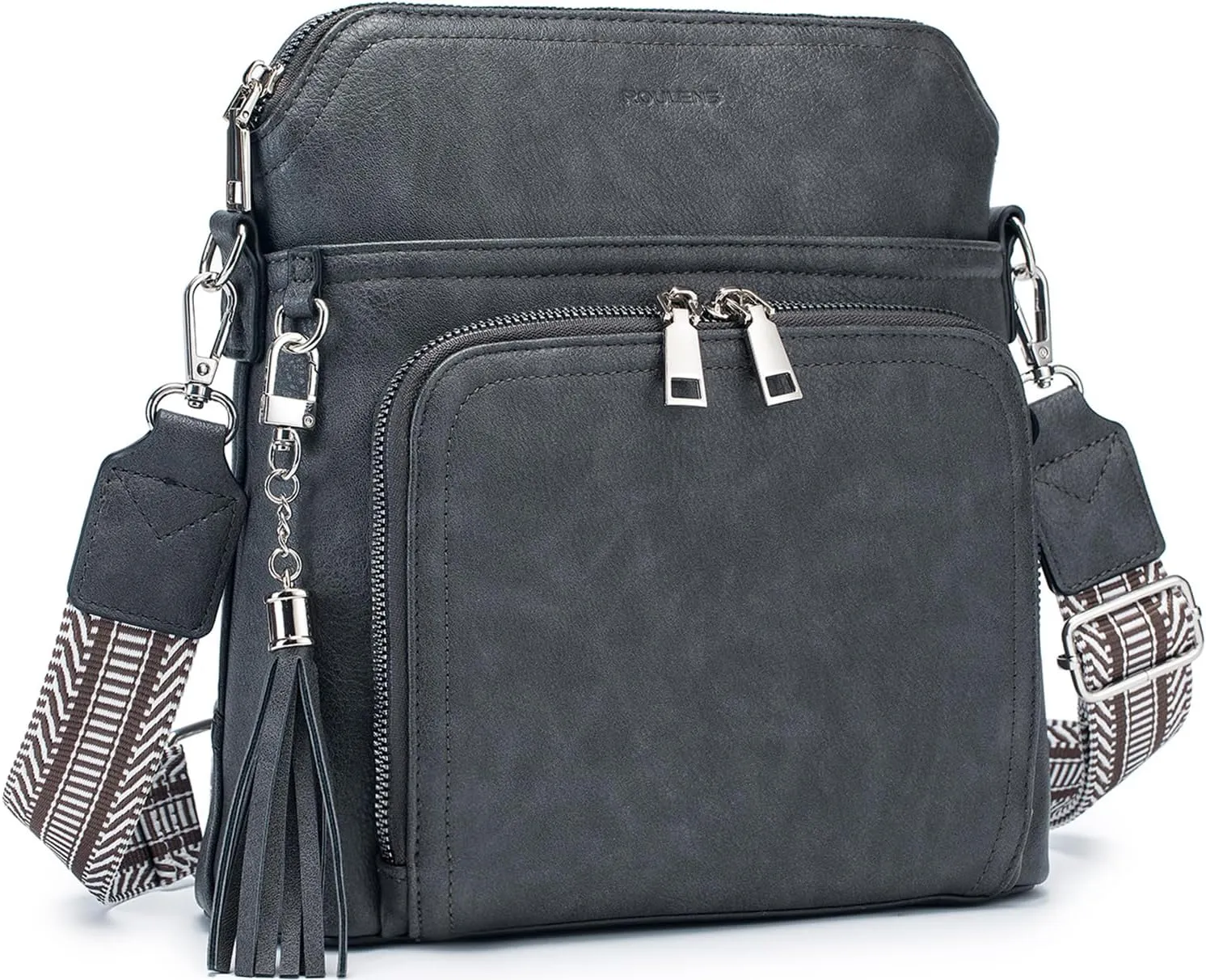 Crossbody Purse for Women,Lightweight Medium Crossbody Bag Soft Leather Women's Shoulder Handbags with Tassel
