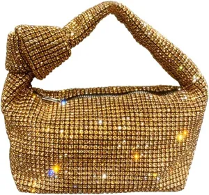 Crystal Full Rhinestone Evening clutch Bag Women's Handbags Purses Top Handle bag for Party