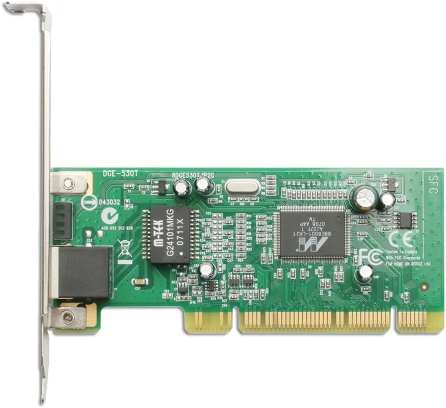 D-Link PCI Gigabit Fast Ethernet Network Adapter Card 10/100/1000 Desktop PC (DGE-530T)