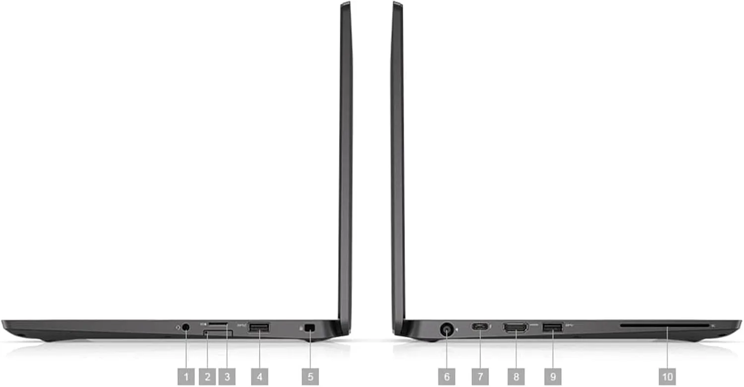 Dell Latitude 7300 Laptop | 13.3" 1920x1080 FHD | Core i5-8365U - 256GB SSD Hard Drive - 16GB RAM | 4 cores @ 4.1 GHz Win 10 Pro Black (Renewed)