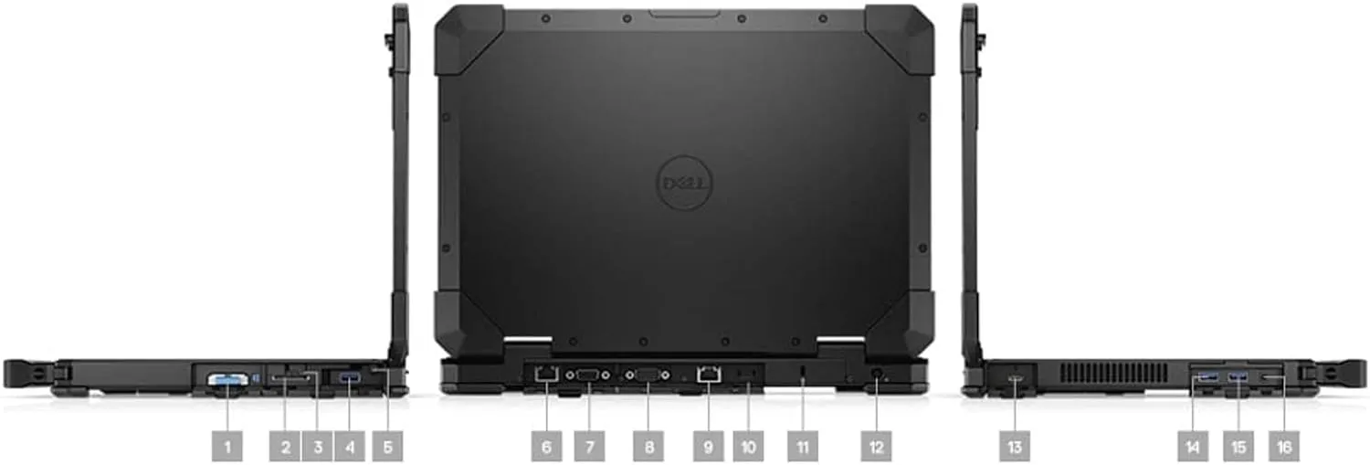 Dell Latitude Rugged 5420 Laptop | 14" 1920x1080 FHD | Core i5-8350U - 512GB SSD Hard Drive - 32GB RAM | 4 cores @ 3.6 GHz Win 10 Pro Black (Renewed)