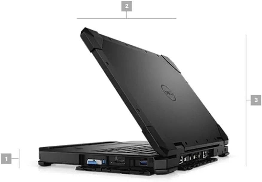 Dell Latitude Rugged 5420 Laptop | 14" 1920x1080 FHD | Core i5-8350U - 512GB SSD Hard Drive - 32GB RAM | 4 cores @ 3.6 GHz Win 10 Pro Black (Renewed)