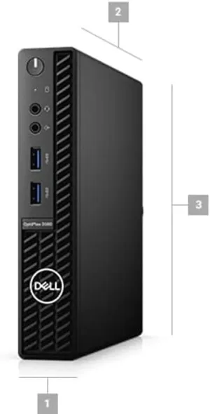 Dell Optiplex 3080 Micro Tower Desktop | Core i5-10500T - 256GB SSD Hard Drive - 16GB RAM | 6 cores @ 3.8 GHz Win 10 Pro Black (Renewed)