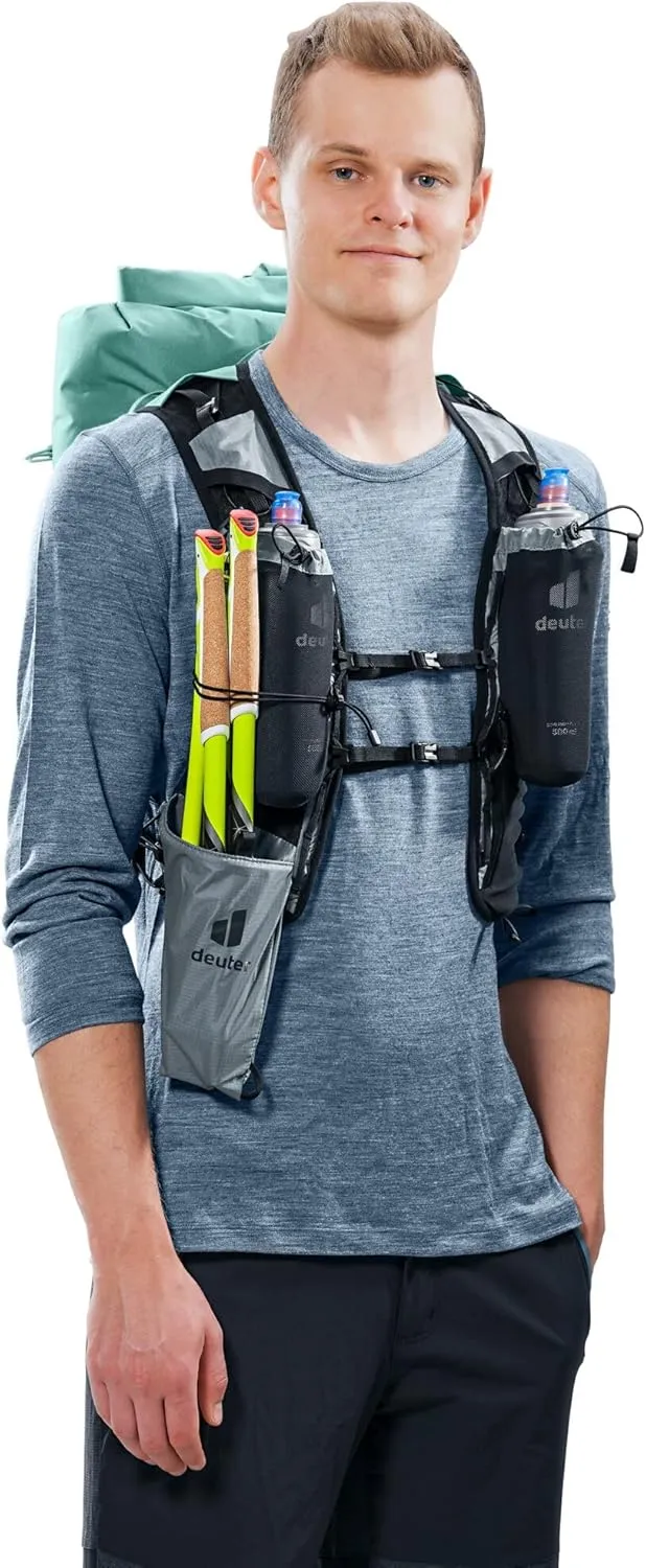 Deuter Vertrail 16L Alpine Backpack I Waterproof, Lightweight Hiking & Mountaineering Pack - Glacier-Graphite