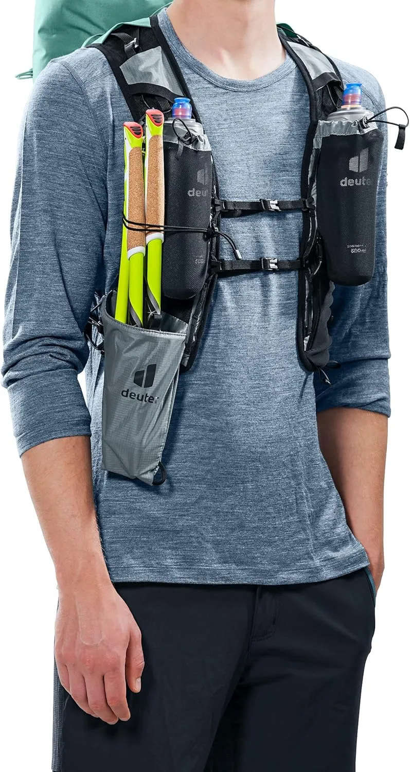 Deuter Vertrail 16L Alpine Backpack I Waterproof, Lightweight Hiking & Mountaineering Pack - Glacier-Graphite