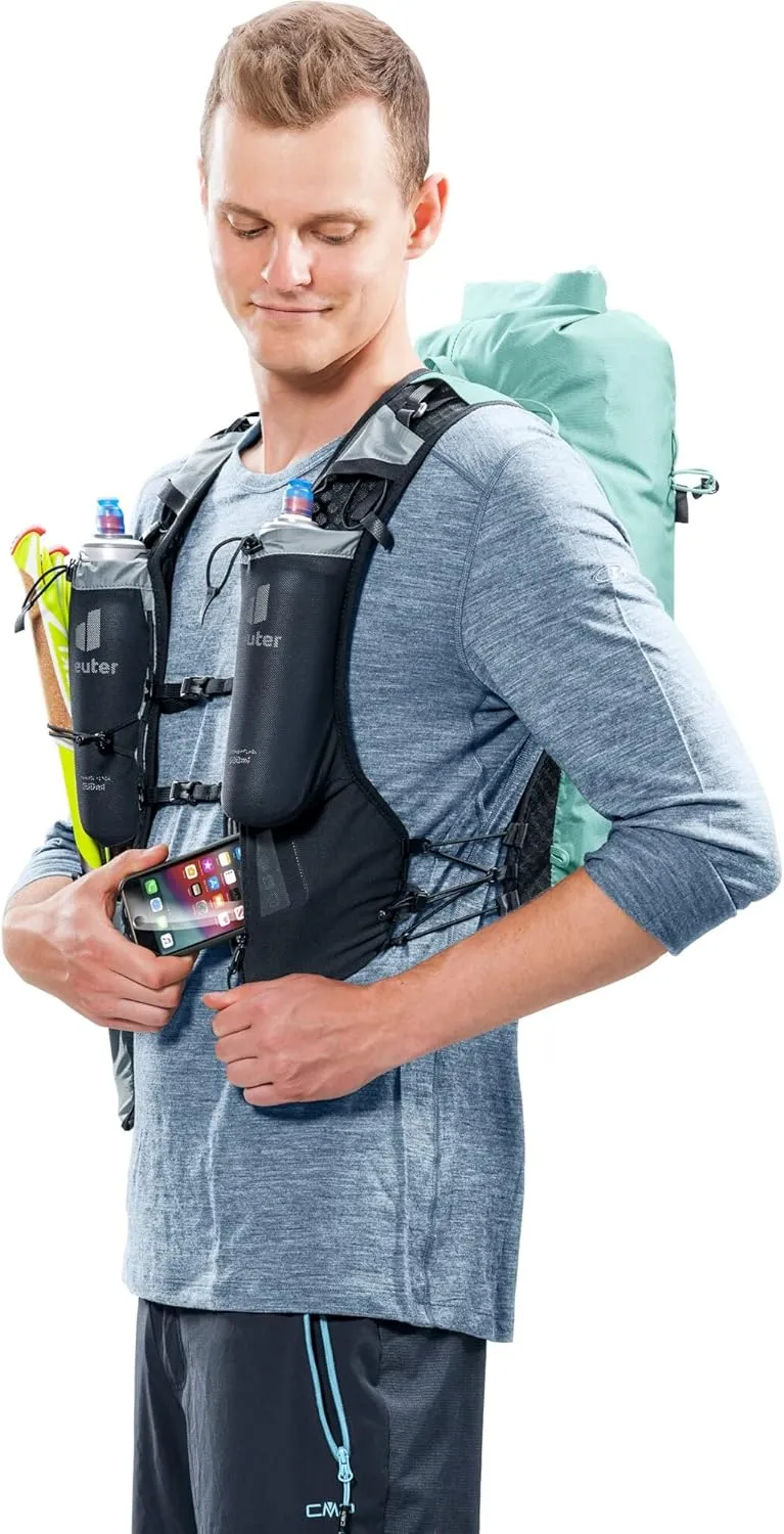 Deuter Vertrail 16L Alpine Backpack I Waterproof, Lightweight Hiking & Mountaineering Pack - Glacier-Graphite
