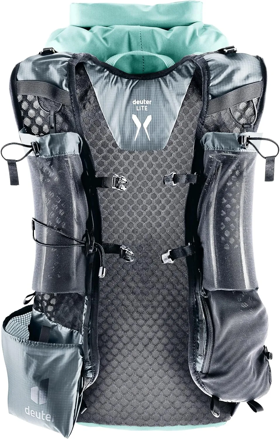 Deuter Vertrail 16L Alpine Backpack I Waterproof, Lightweight Hiking & Mountaineering Pack - Glacier-Graphite