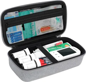 Diabetic Travel Case for Supplies, Portable Diabetes Carrying case for Glucose Monitor, Insulin Pens, Test Strips, and Lancets Diabetes Travel Case for Diabetic Supplies (Case Only)