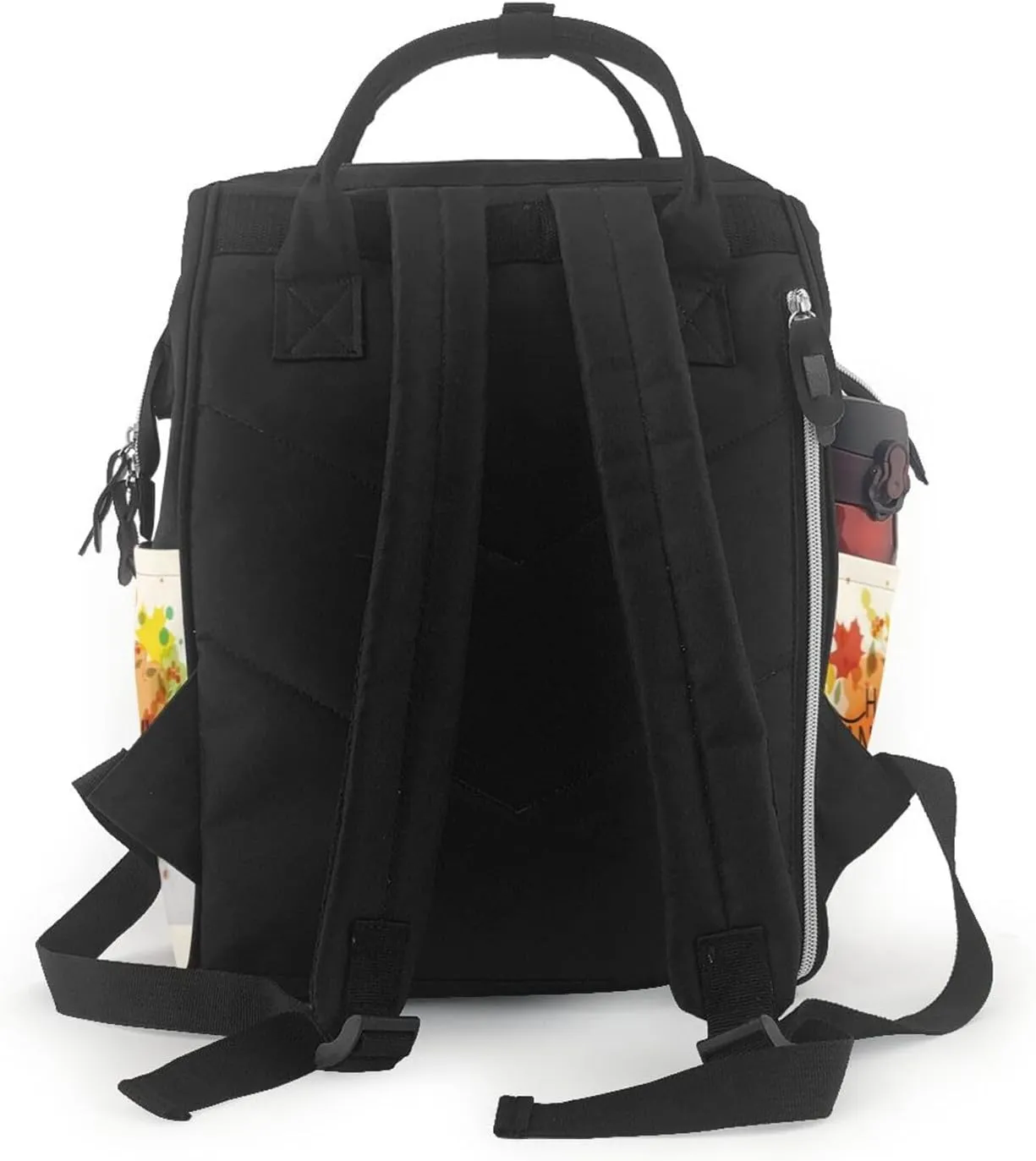 Diaper Bag Backpack For Women, Happy Thanksgiving Waterproof Multifunction Travel Pack Maternity Baby Changing Bags, Nappy Baby Bags With Multi-Function For Baby
