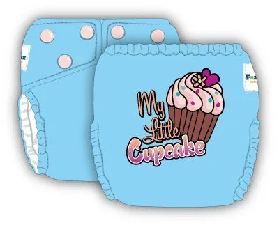 Diaper Talk Elite One Size Diaper (Cupcake, Tootie Frootie)