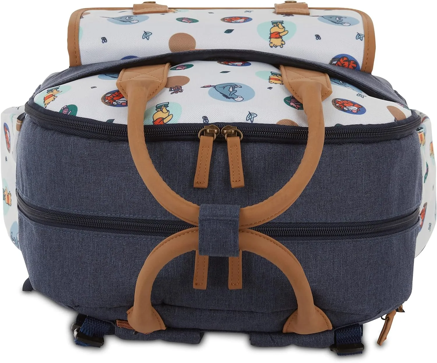 Disney Baby Diaper Bag, Winnie The Pooh Double Hnadle, Backpack