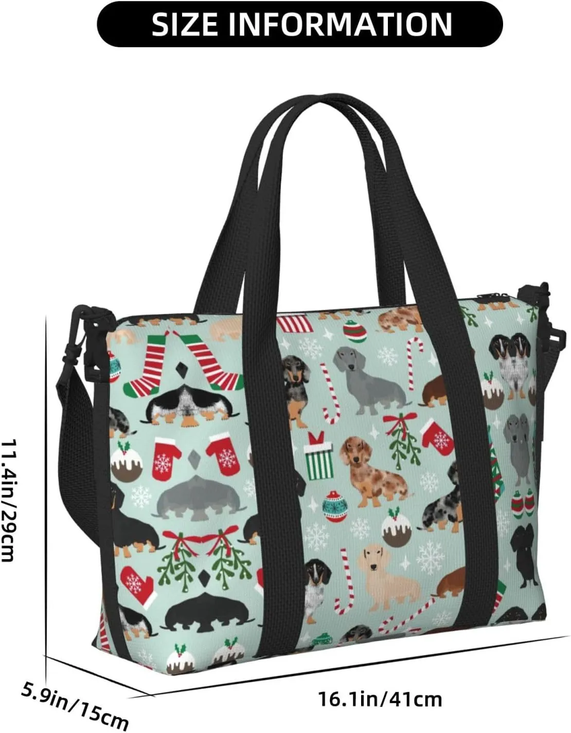 Dog Flora Travel Bags, Weekender Carry On For Women, Sports Gym Bag, Workout Duffel Bag,Overnight