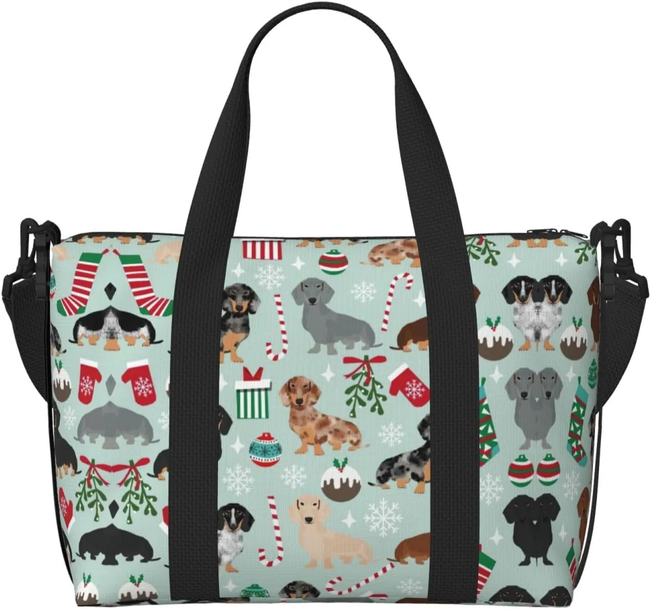 Dog Flora Travel Bags, Weekender Carry On For Women, Sports Gym Bag, Workout Duffel Bag,Overnight