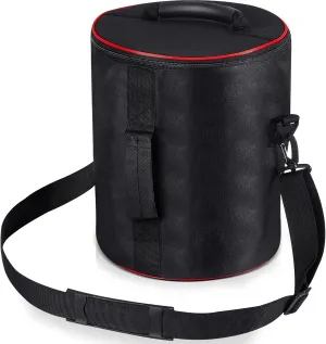 Dunzy Waterproof Puck Bag - Large Capacity Hockey Carrier for 50 Pucks, Black