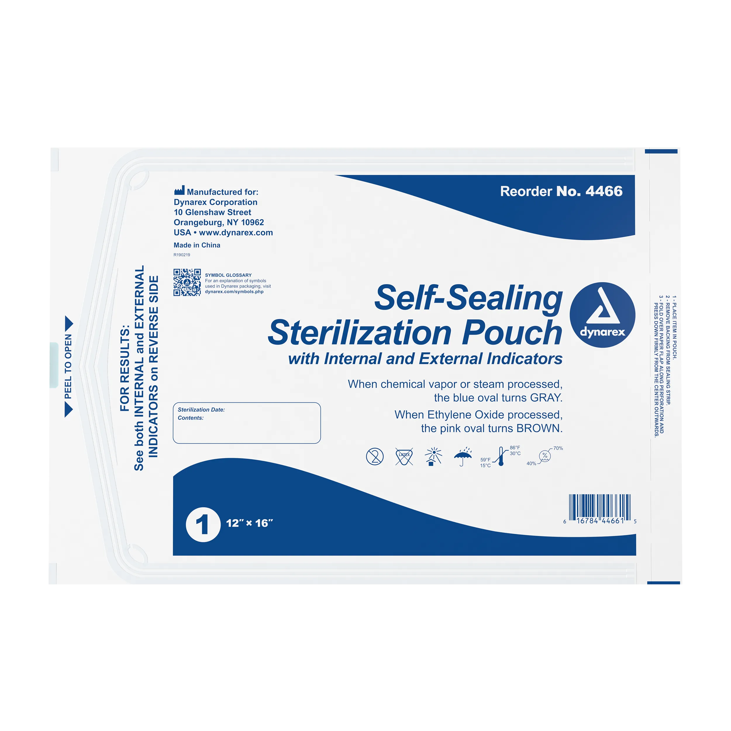 Dynarex - Sterilization Pouches 12" x 16"