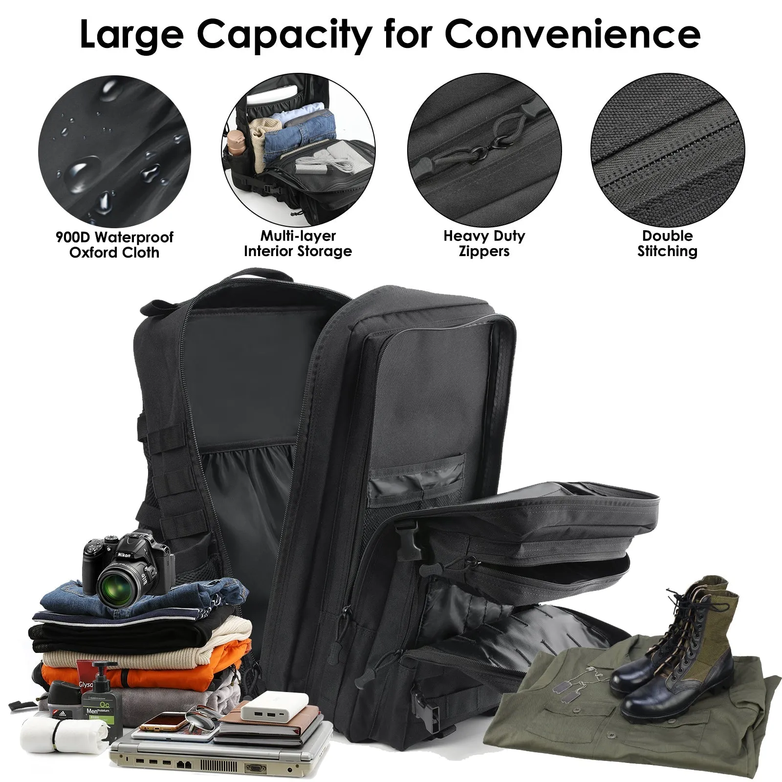 Elite Outdoor Tactical Assault Pack SL-#301