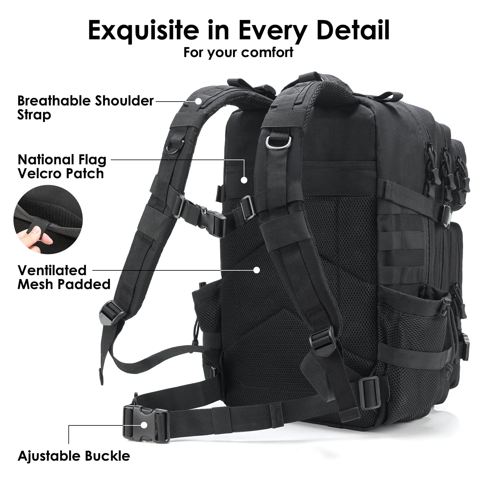 Elite Outdoor Tactical Assault Pack SL-#301