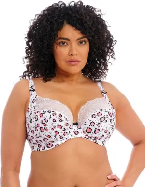 Elomi Lucie Underwire Plunge Stretch Bra Rumble 40GG (US 40J)
