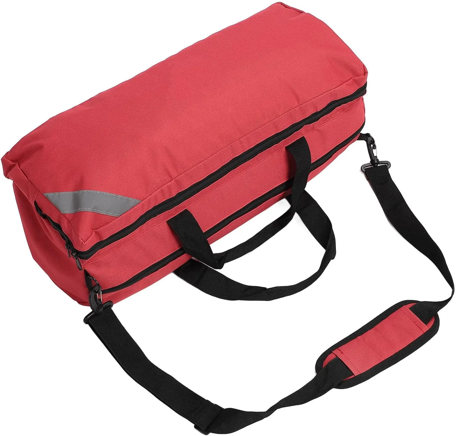 Emergency First Responder Bag Comfortable To Carry Multilayered Design Water Proof 600D Oxford Cloth (Red)