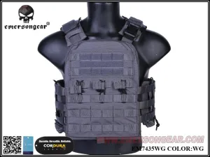 Emerson Gear Navy Cage Style Tactical Vest - Wolf Grey