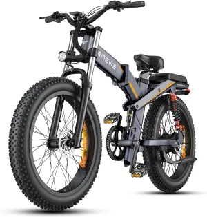 ENGWE X20 X24 Fat Tire Electric Bike, 1000W(Peak) Motor Ebike for Adults,95 Miles 31MPH 20''24'' Mountain Ebike，48V19.2A(29.2Ah-Dual Battery Option),All Terrain