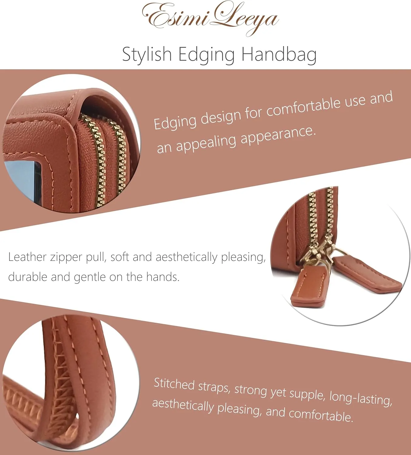 Esimileeya Small Compact Cell Phone Crossbody Bags for Women Trendy Purses Touchscreen Shoulder Bag with Credit Card Slots