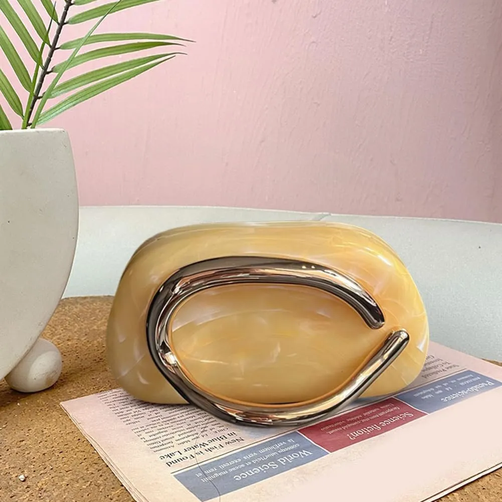 Evening Clutch Purses for Women Formal Unique Crossbody Purse Gold Closure Box Clutch Handbag Small Y2K Shoulder Bag