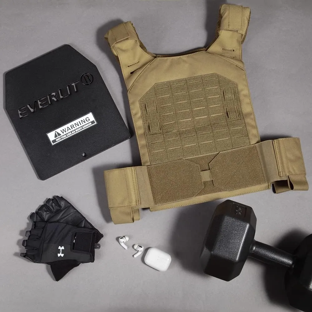 EVERLIT Adjustable Weighted Vest 14 Lbs/ 20 Lbs, Weight Included, for Body Weight Training Fitness Workout Running for Men Women
