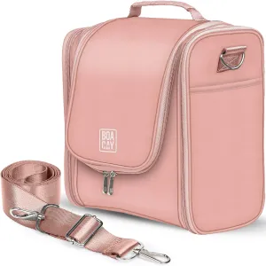 Extra-Large Collapsible Hanging Toiletry Bag - Dusty Rose