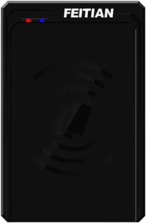FEITIAN R502-CL Contactless Smart Card Reader – USB Interface, High-Speed NFC Reader, Contactless Card Compliance: ISO 14443 & Mifare - Secure Access & Authentication | C10 Model