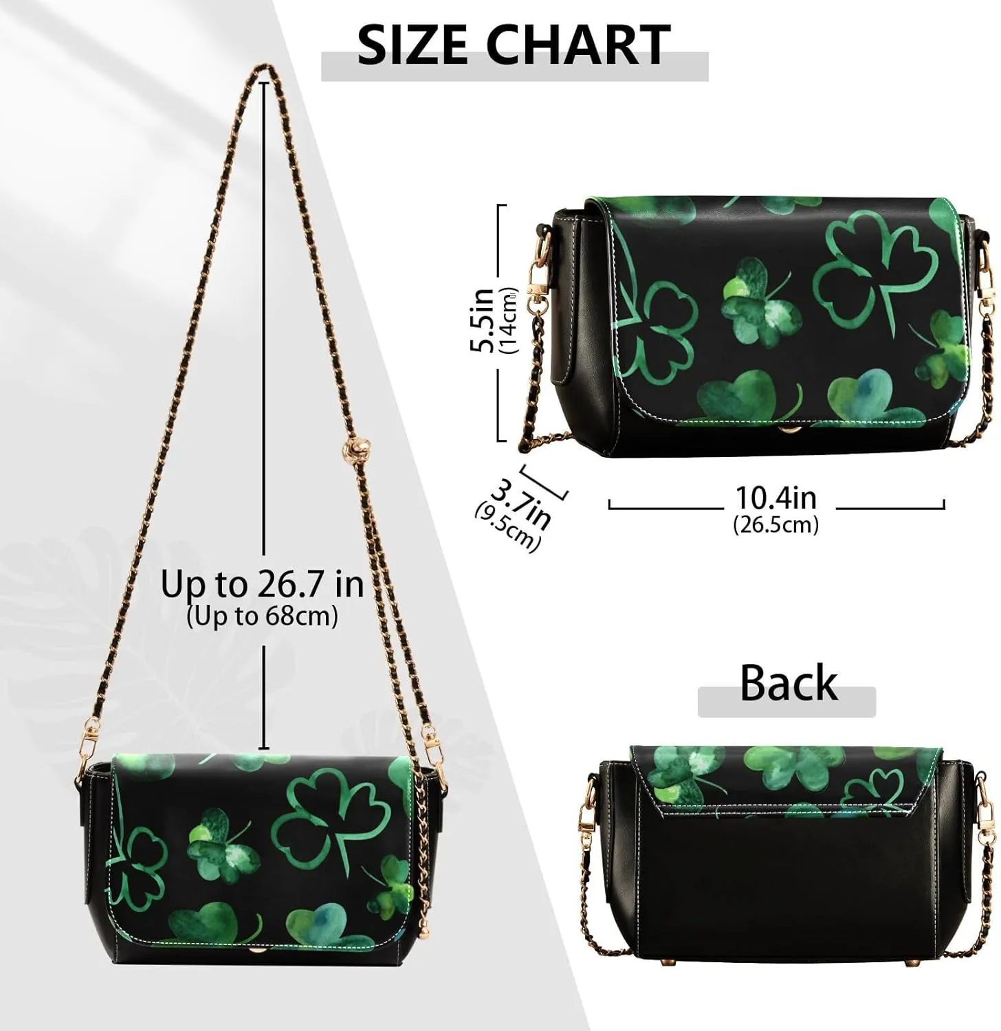 Festive Crossbody Handbag PU Leather Shoulder Bag Sturdy Travel Pouch Compact Chic Bag