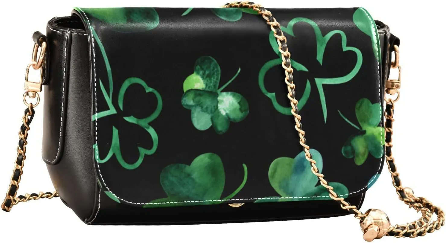 Festive Crossbody Handbag PU Leather Shoulder Bag Sturdy Travel Pouch Compact Chic Bag