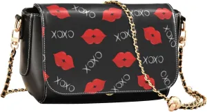 Festive Crossbody Handbag PU Leather Shoulder Bag Sturdy Travel Pouch Compact Chic Bag