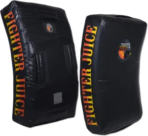 FighterJuice Curved Body Kick Shield for Muay Thai, MMA, Kickboxing, Martial Arts, Krav MAGA