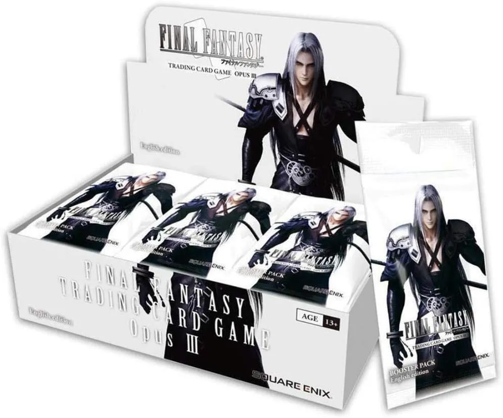 Final Fantasy Opus 3 III Trading Card Game Booster Display Box