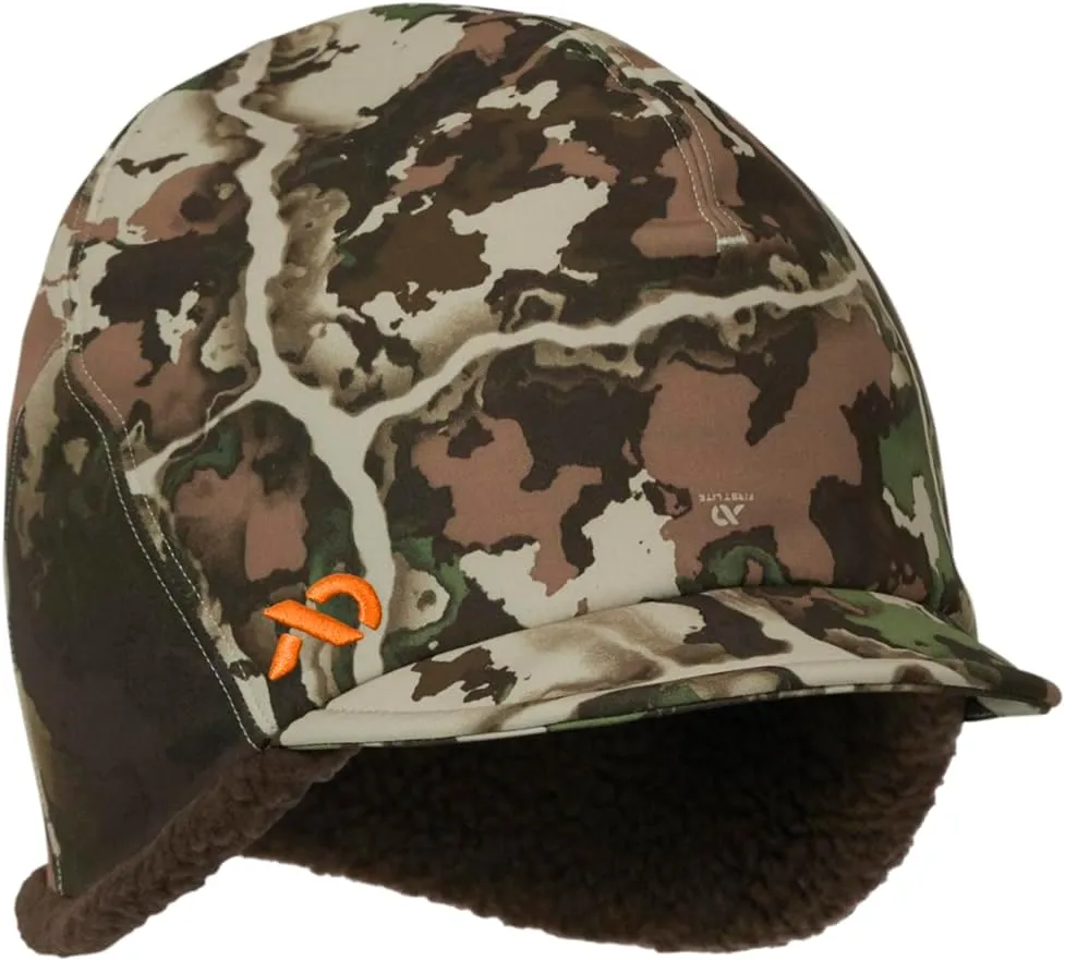 First Lite Tundra Brim Beanie - Warm Fleece Camo Hunting Hat