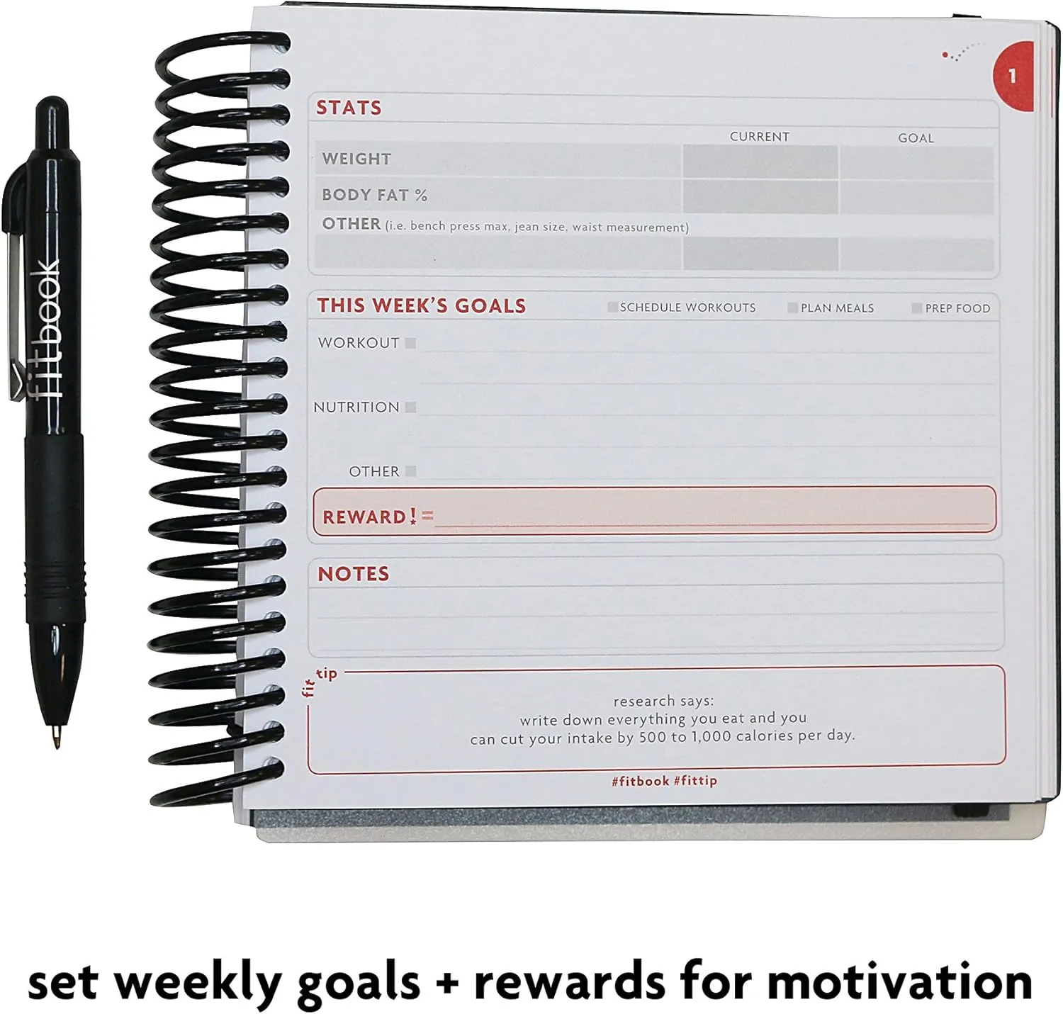 Fitlosophy Fitbook: 12 Week Fitness Journal and Planner for Workouts, Weight Loss and Exercise
