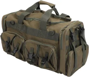 FLEXMAN Sports Travel Duffle Bag for Men Women, Foldable Multi Pocketed Oxford Cloth Gym Bags, Large Capacity Weekender Carry On Overnight Backpack for Hiking Exercise