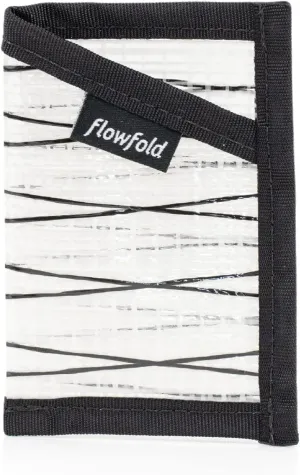 Flowfold Recycled Sailcloth Minimalist Card Holder Durable Slim Wallet Front Pocket Wallet, Card Holder Wallet Made in USA