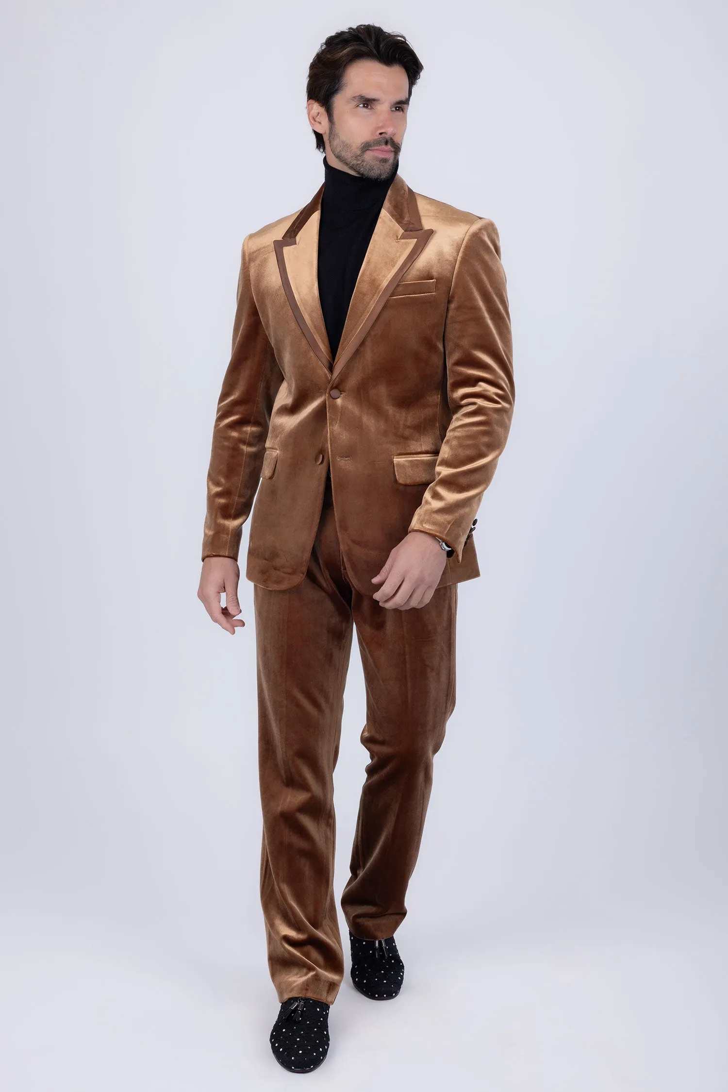 Fluffad Velvet Blazer