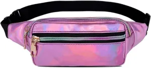 FMURY PU Patent Leather Bright Breast Bag Multi-functional Color Crossbody Bag Wholesale(black-JoJo's Bizarre Adventure1)