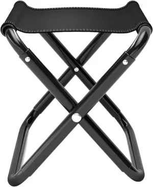 Folding Camping Stool Fishing Chair Lightweight Compact Practical Collapsible Portable Outdoor for Walking Backpacking Travel Beach Adults, Fully Folded L