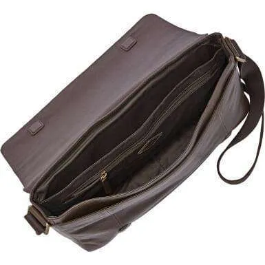 Fossil Mbg9252201 Aiden Massanger Dark Brown