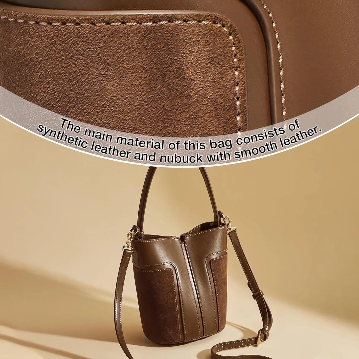 FOXLOVER Small Crossbody Bag for Women PVC Leather Cell Phone Holder Credit Card Slot Shoulder Bag Purse Lightweight Handbags
