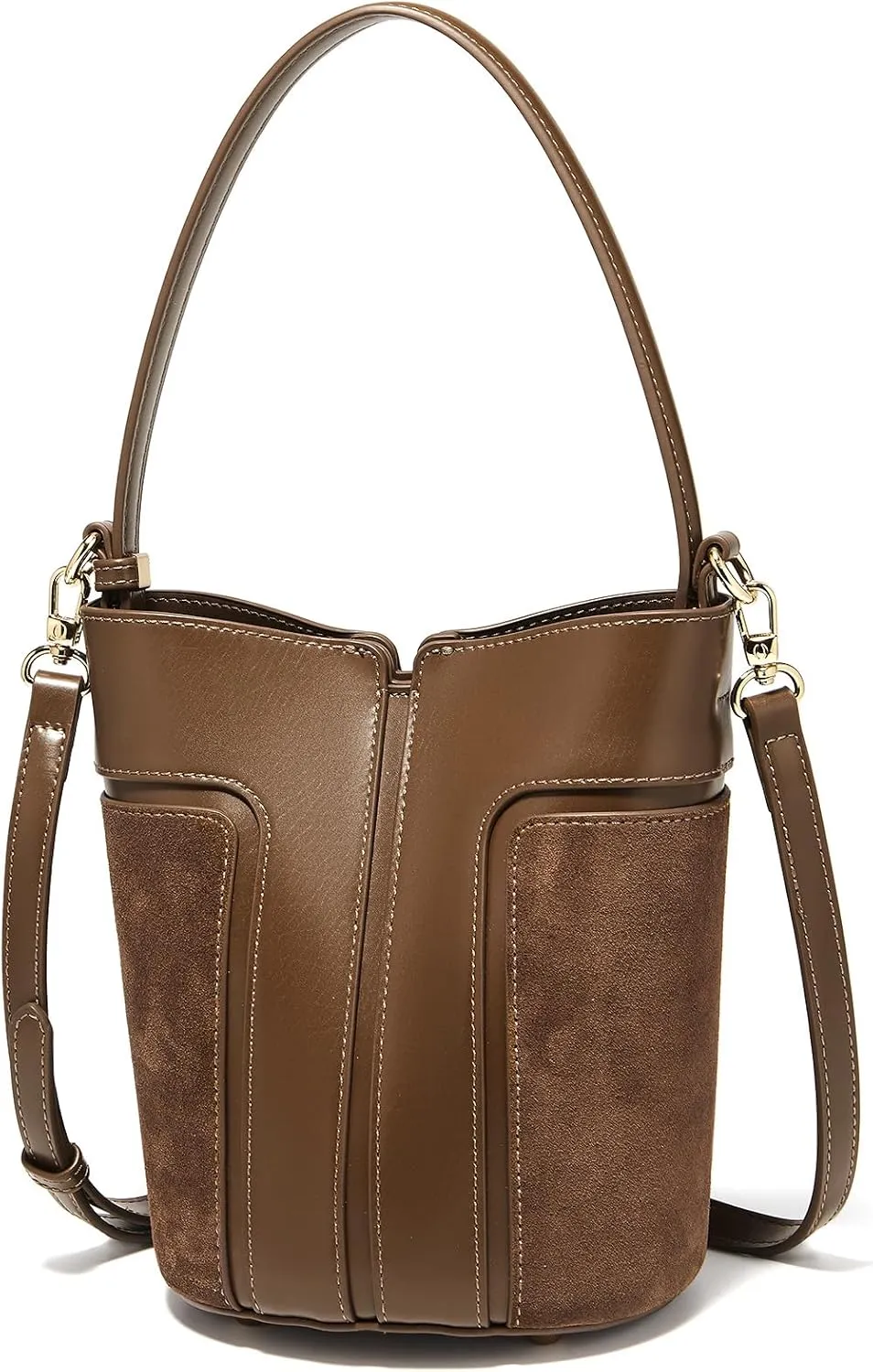 FOXLOVER Small Crossbody Bag for Women PVC Leather Cell Phone Holder Credit Card Slot Shoulder Bag Purse Lightweight Handbags