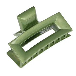 France Luxe Tammy Claw Hair clip for women, Green strong hair clip for thick hair, acetate and metal spring