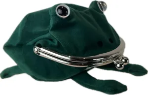 Frog Purse,Anime Gift,The Dutch Velvet Wallet,Cute and Stylish,Coin Wallet,for Kids and Adults(Black Mouth)